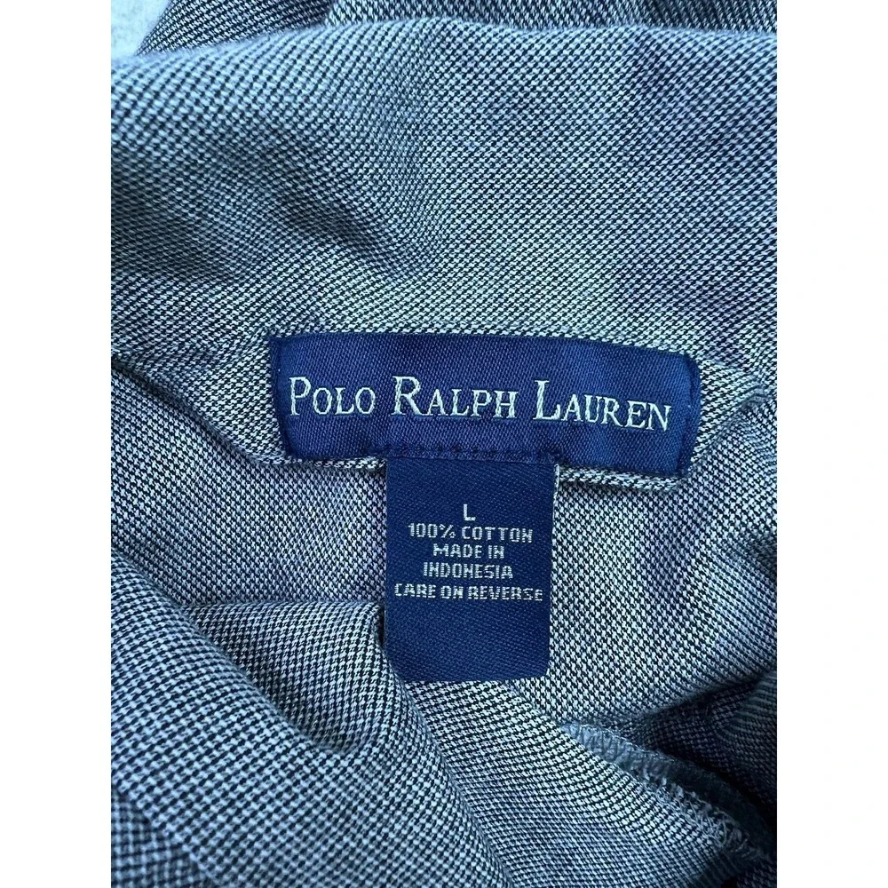 Polo Ralph Lauren Pajama Top Mens Large Gray Lounge Long Sleeve Button Up